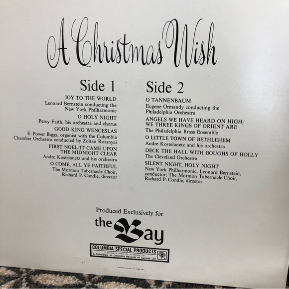 70's "A Christmas Wish" Album - 70's Christmas Record - The Bay - 70's Holidays - Picture 3 of 7